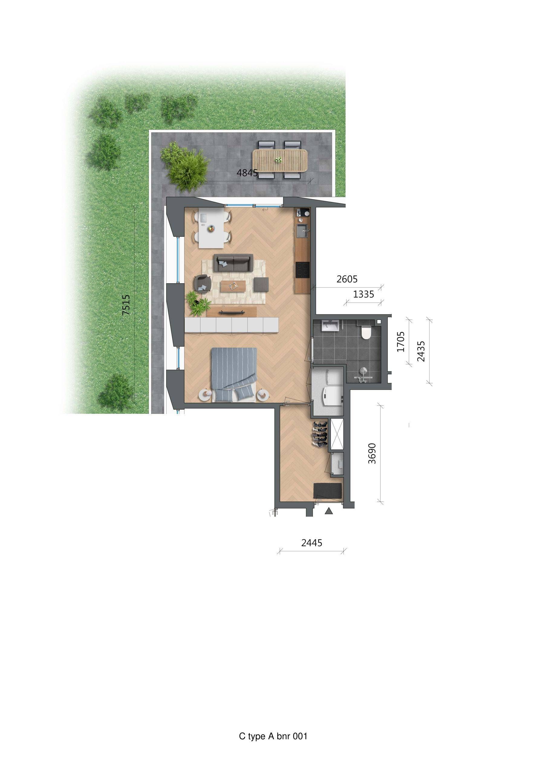 Foto 3 van De Zwaan - Oostertoren - Appartementen (Bouwnr. C0.01)