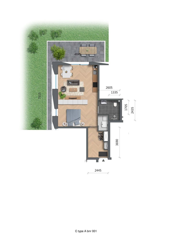 Foto 3 van De Zwaan - Oostertoren - Appartementen (Bouwnr. C0.01)