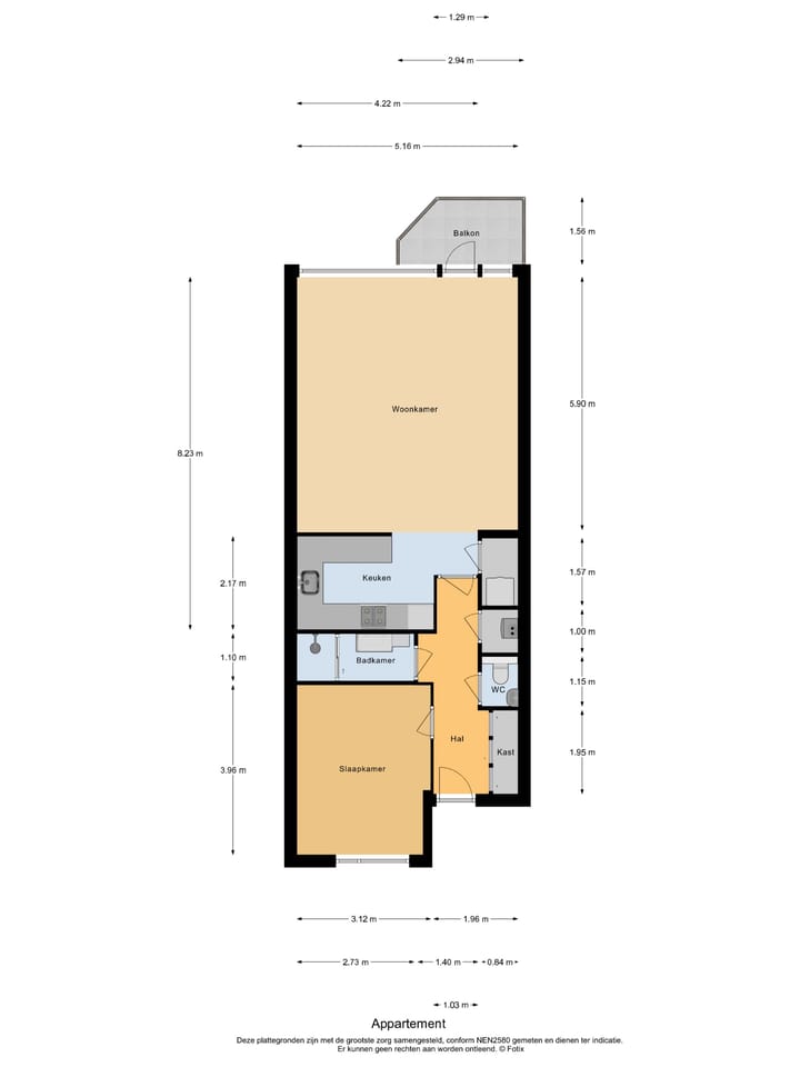 Foto 40 van Achterdorpsstraat 34-F