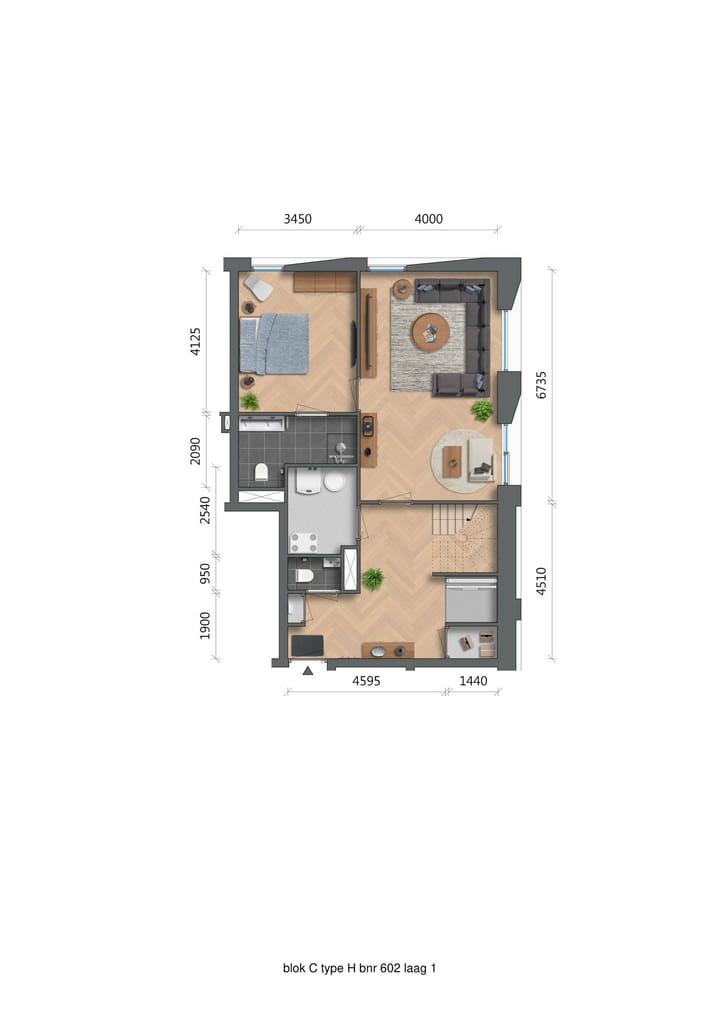 Foto 2 van De Zwaan - Oostertoren - Penthouse (Bouwnr. C6.02)