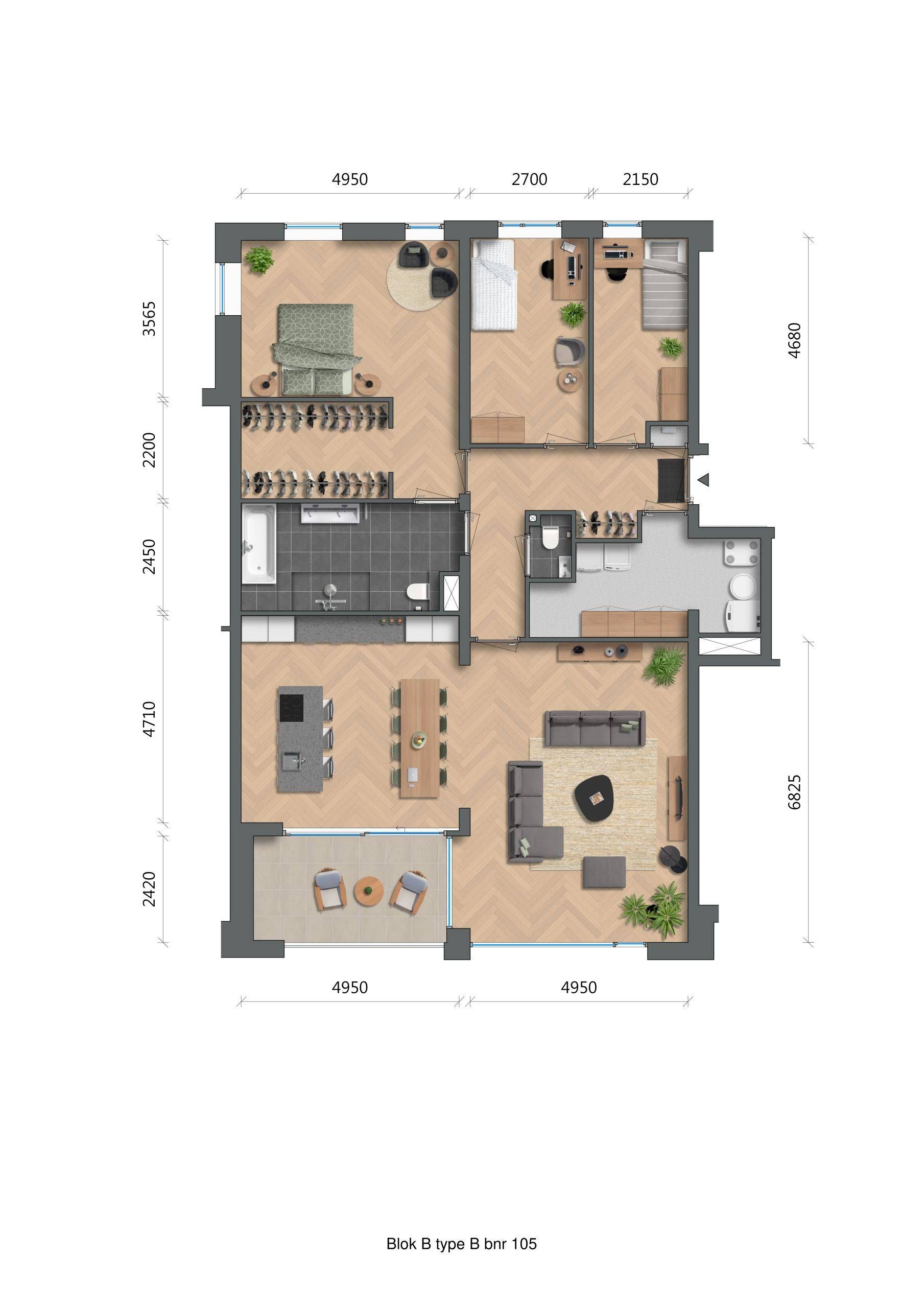 Foto 3 van De Zwaan - Pakhuis - Appartementen (Bouwnr. B2.05)