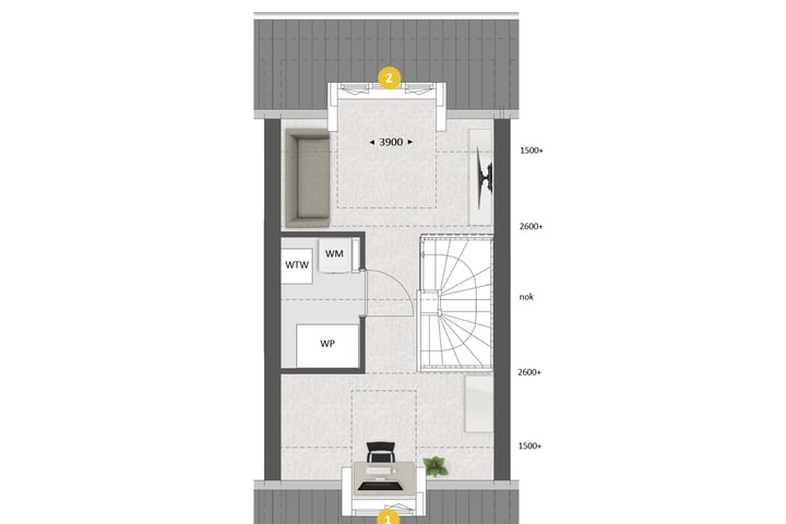 Foto 14 van Tussenwoning | Type B (Bouwnr. 122)