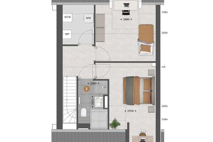 Foto 7 van Levensloopbestendige rijwoning | Type F (Bouwnr. 131)
