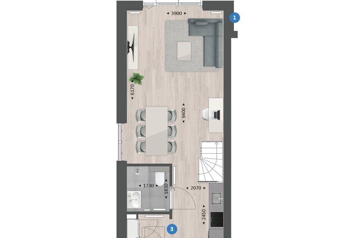 Foto 3 van Tussenwoning | Type H (Bouwnr. 136)