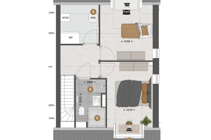 Photo 5 of Levensloopbestendige hoekwoning | E (Bouwnr. 130)