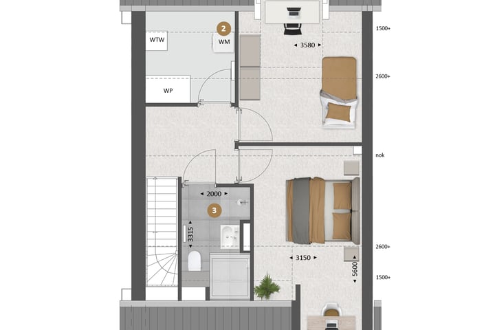 Foto 7 van Levensloopbestendige hoekwoning | E (Bouwnr. 130)