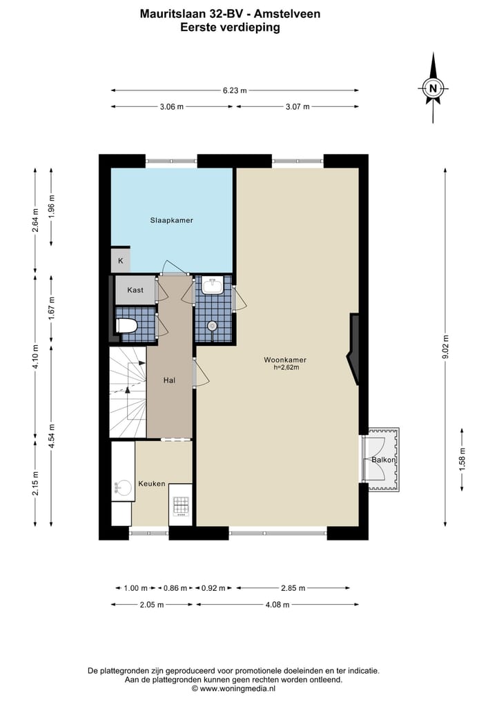 Foto 30 van Mauritslaan 32-BV