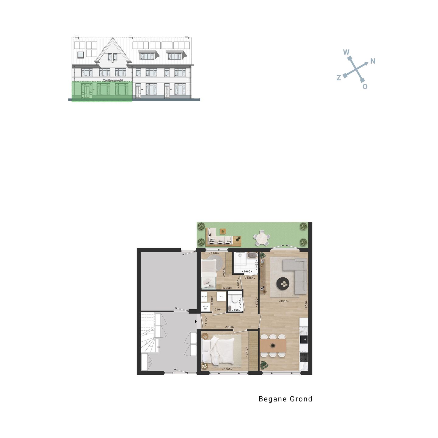 Foto 4 van Appartement 1 | 3-kamer appartement (Bouwnr. 27)