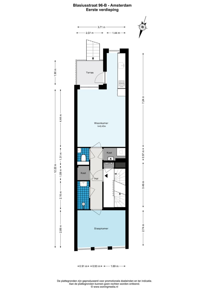 Foto 18 van Blasiusstraat 96-B