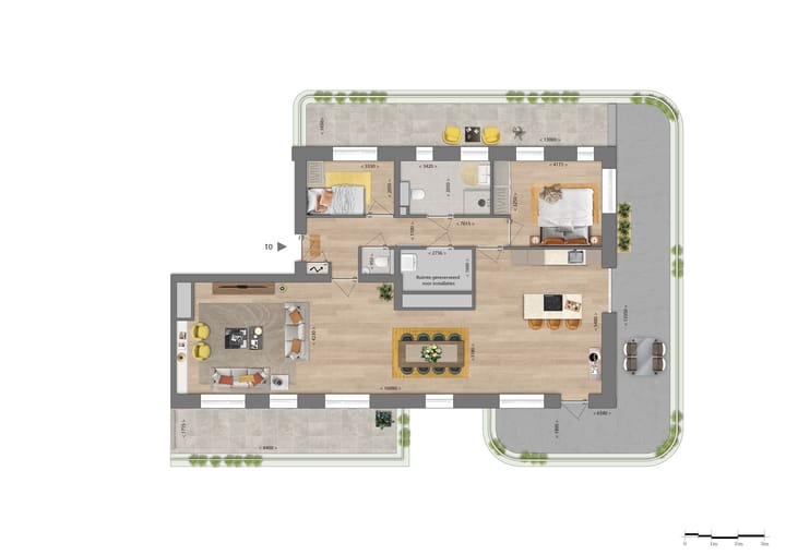 Foto 3 van Het Lint, penthouse (Bouwnr. 10)