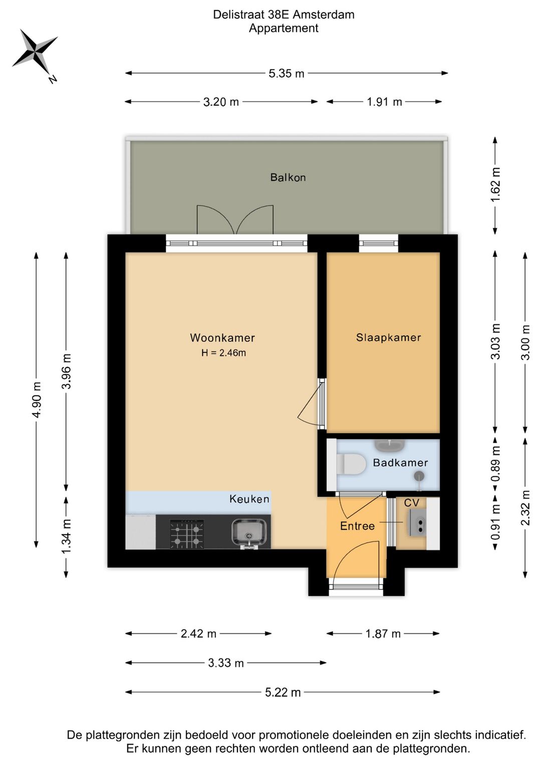 Foto 26 van Delistraat 38-E