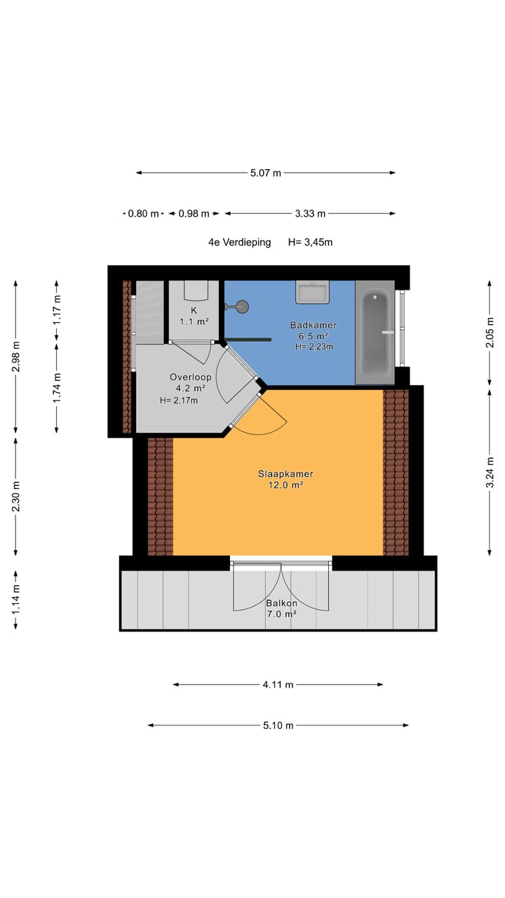 Foto 38 van Van Cittersstraat 33-A01