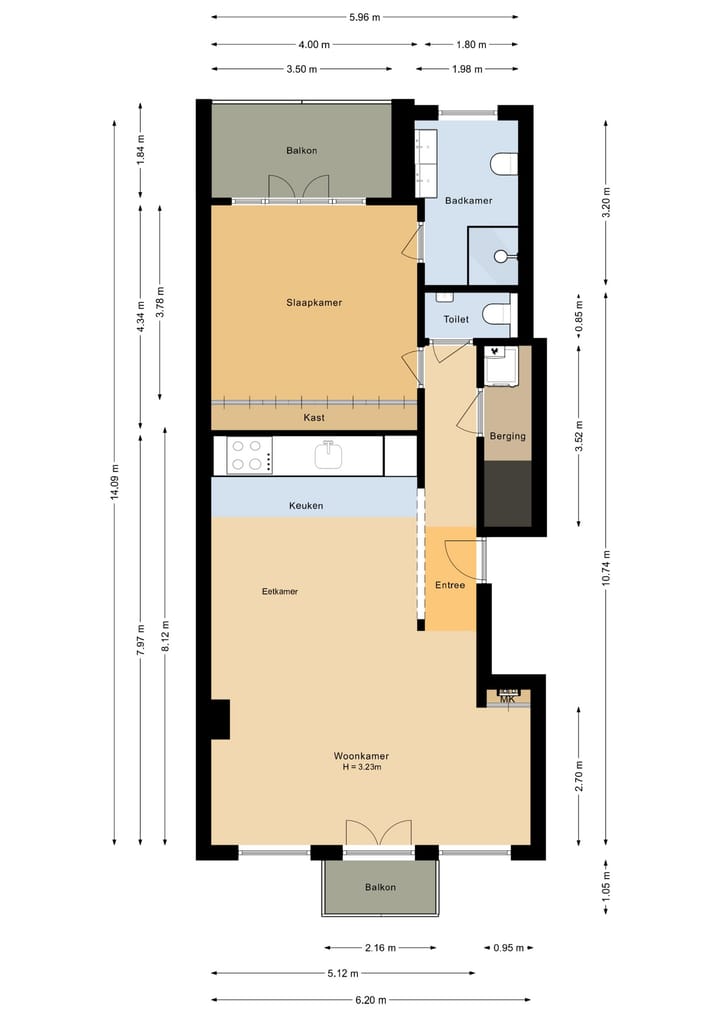 Foto 39 van Van Baerlestraat 126-1