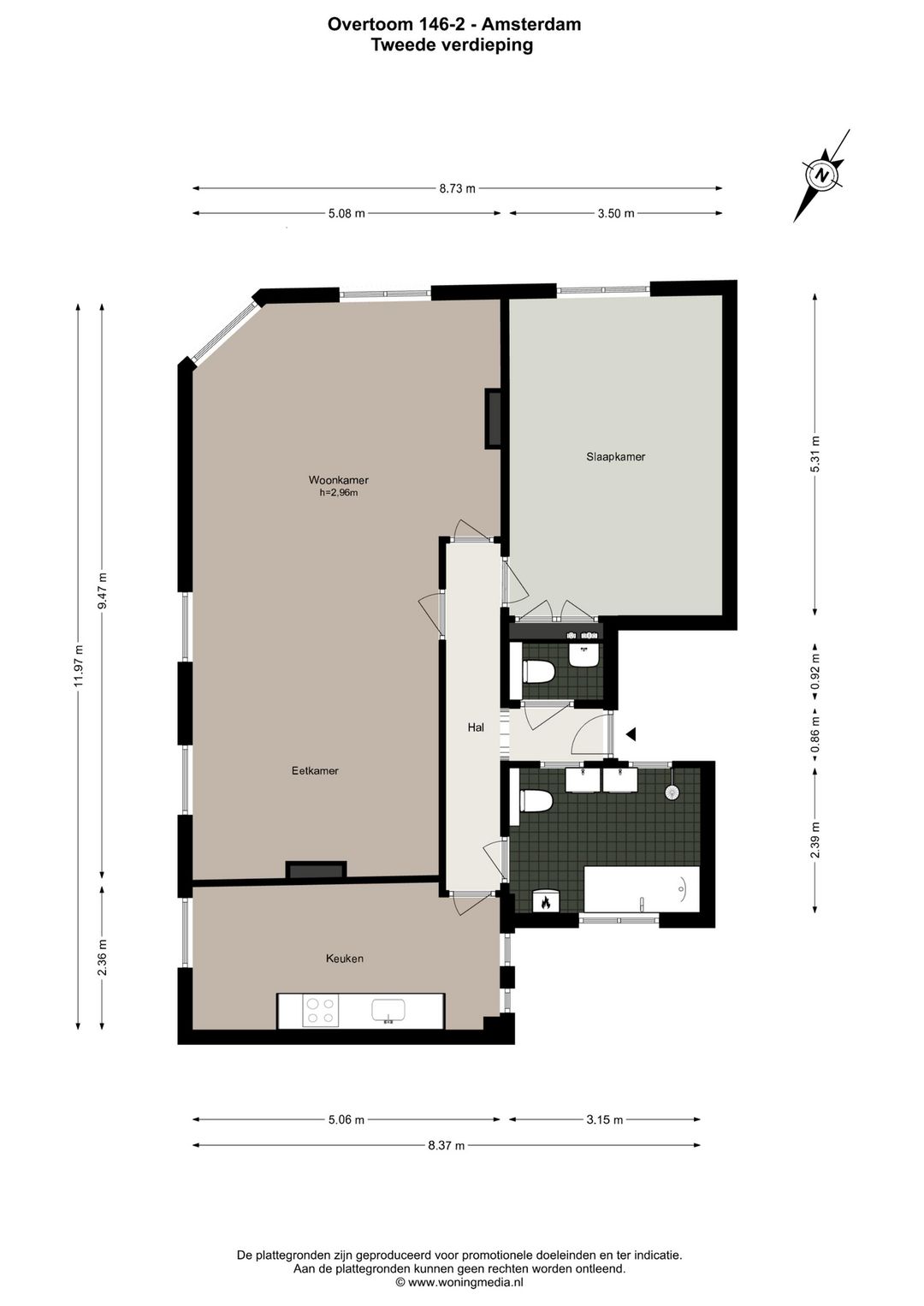 Foto 13 van Overtoom 146-2