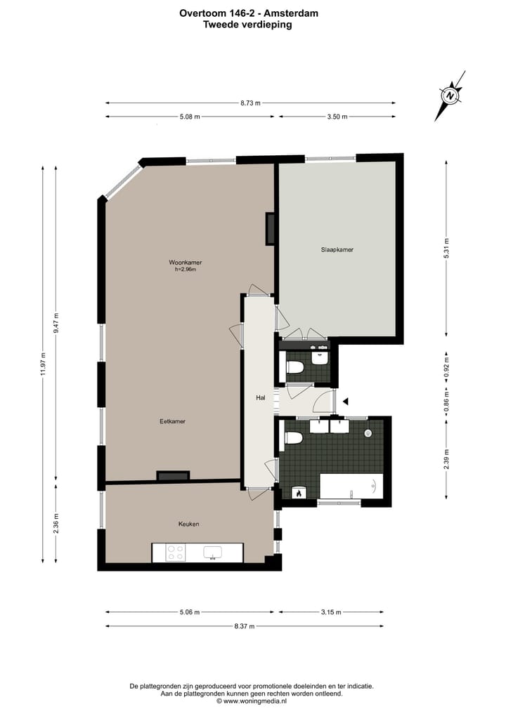 Foto 13 van Overtoom 146-2