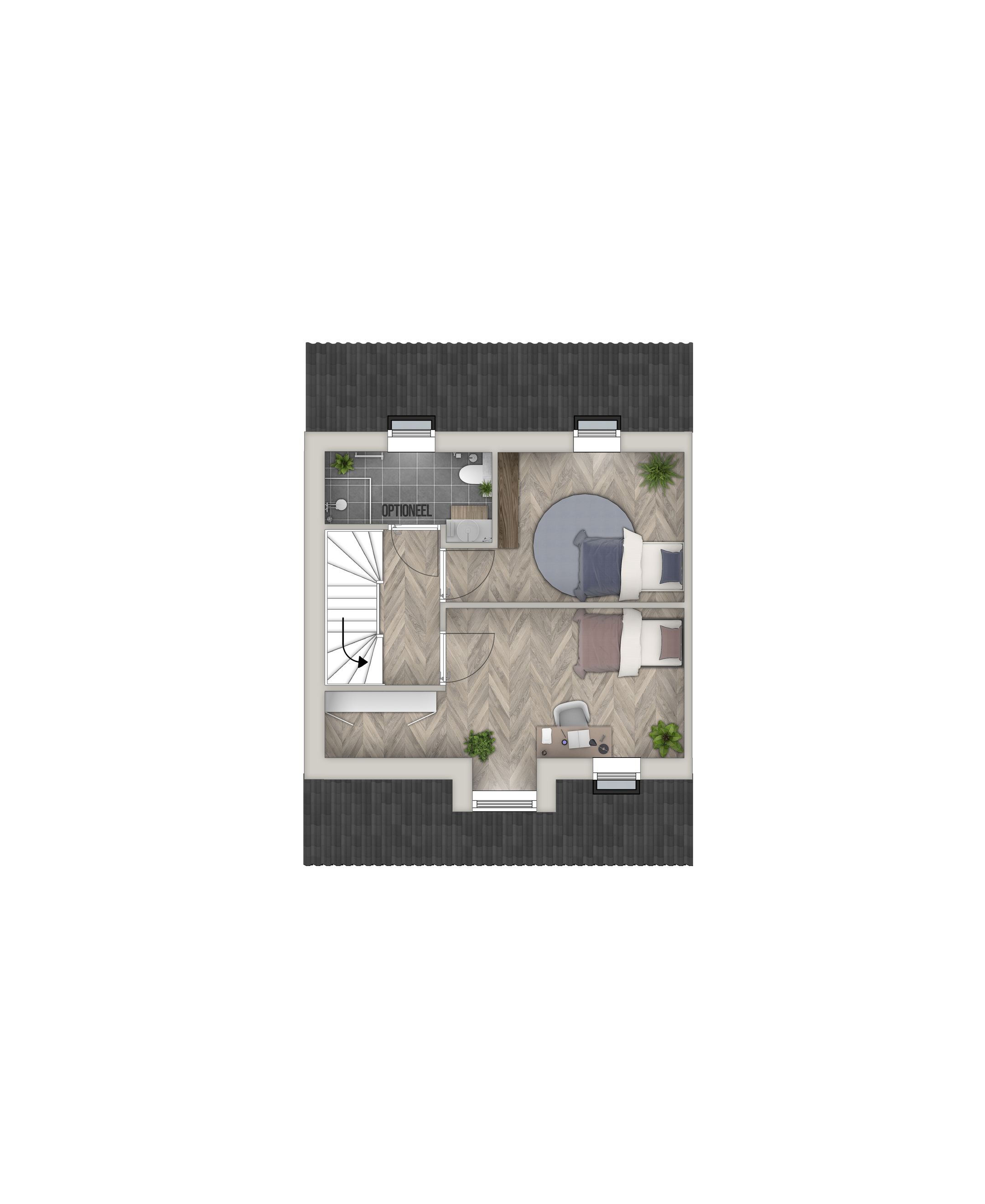 Borgwoningen - 2^1 kap woning (Bouwnr. 2) Nietap - More