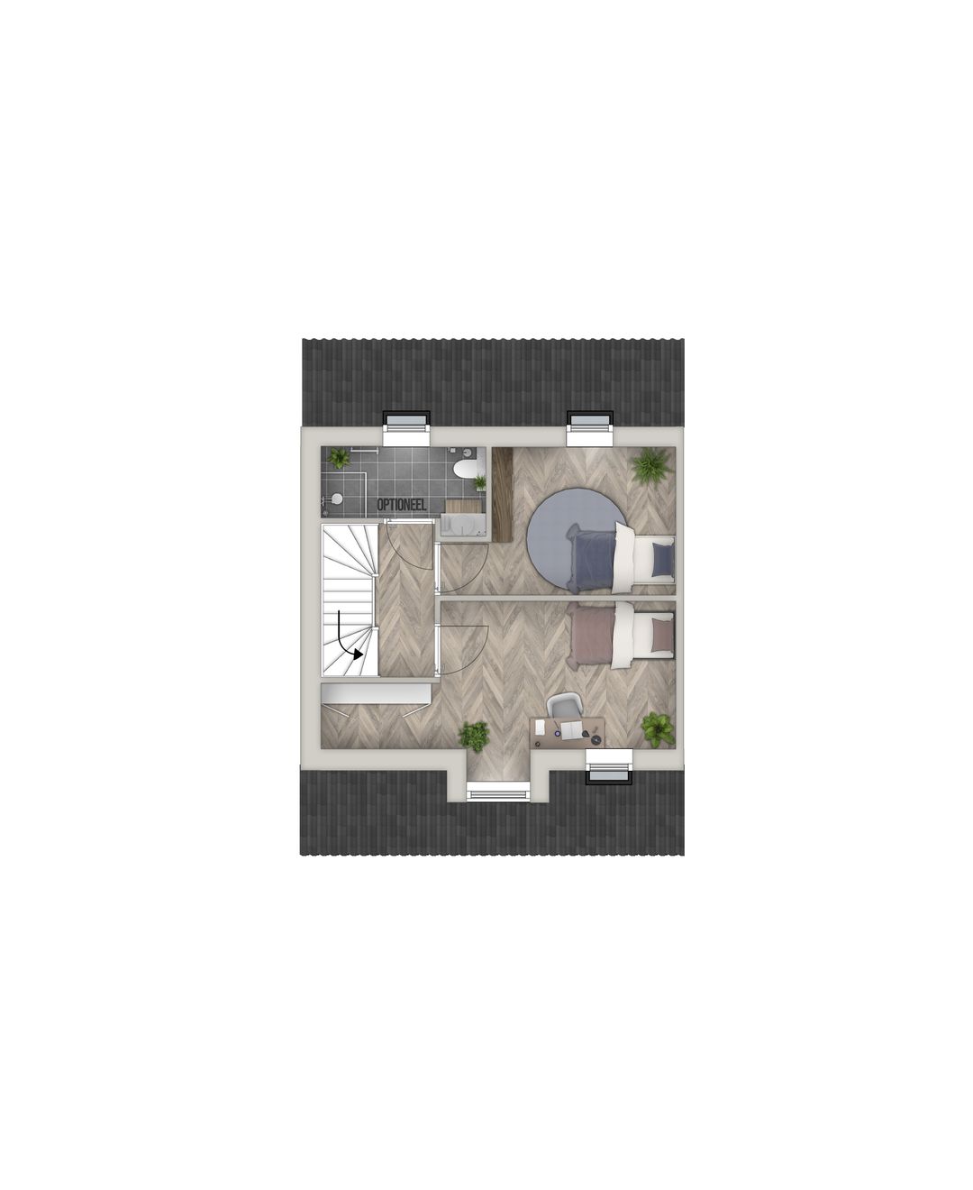 Foto 8 van Borgwoningen - 2^1 kap woning (Bouwnr. 16)