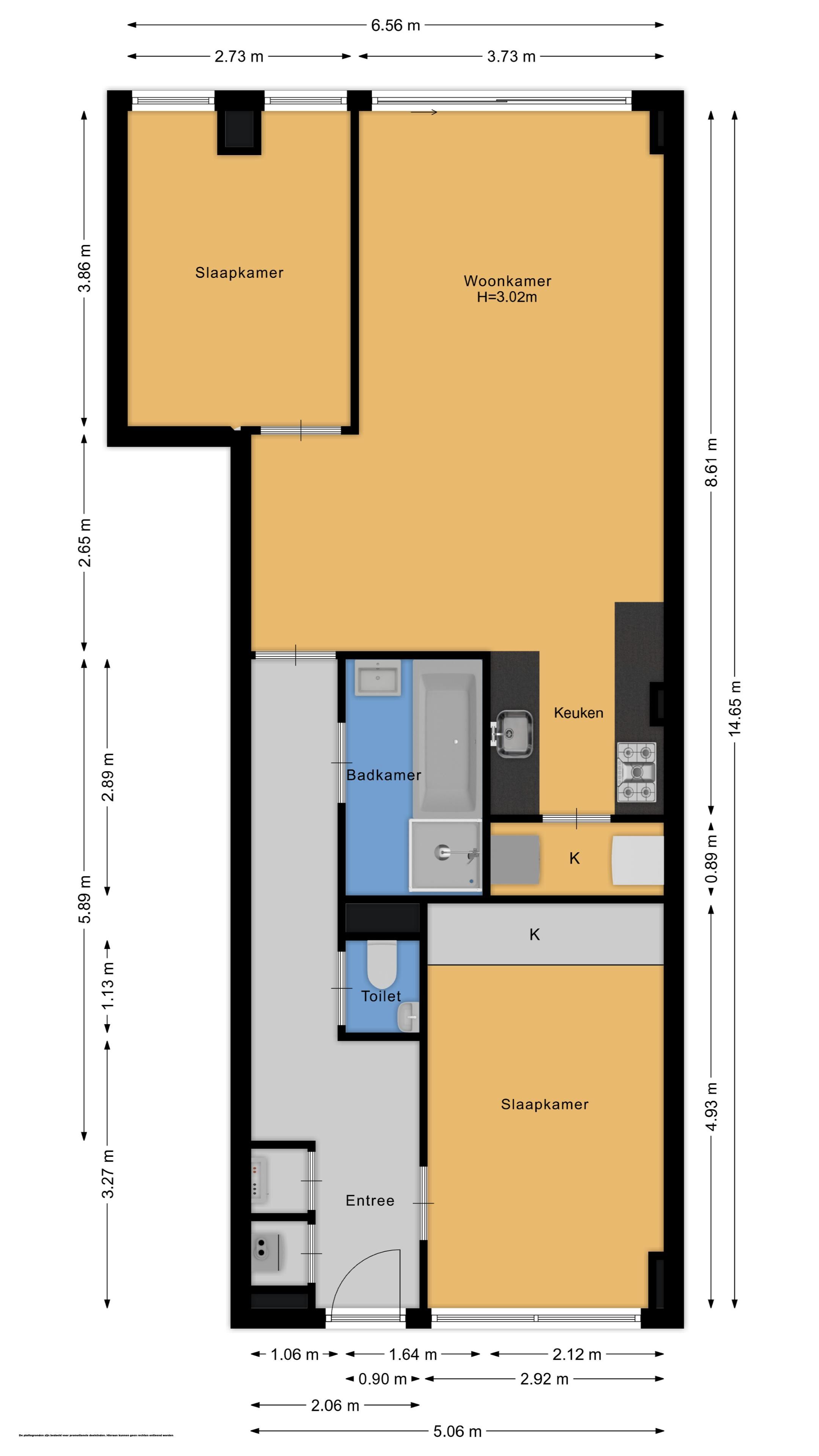 Foto 36 van Van Oldenbarneveldtstraat 56-W