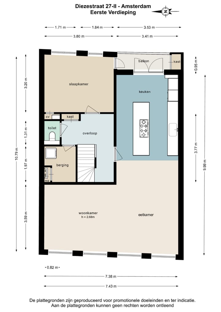 Foto 46 van Diezestraat 27-2