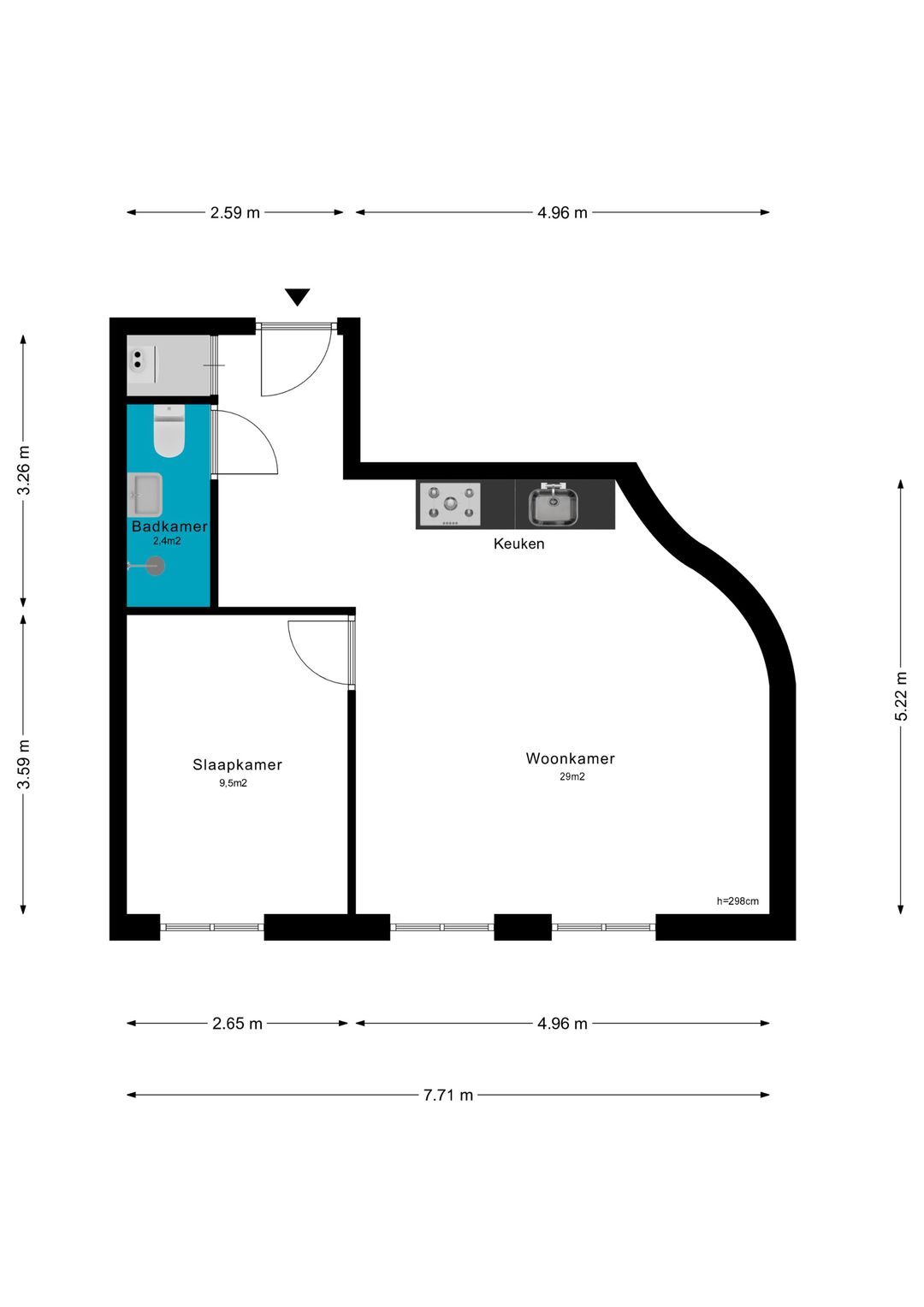 Foto 13 van Koornmarkt 14-C