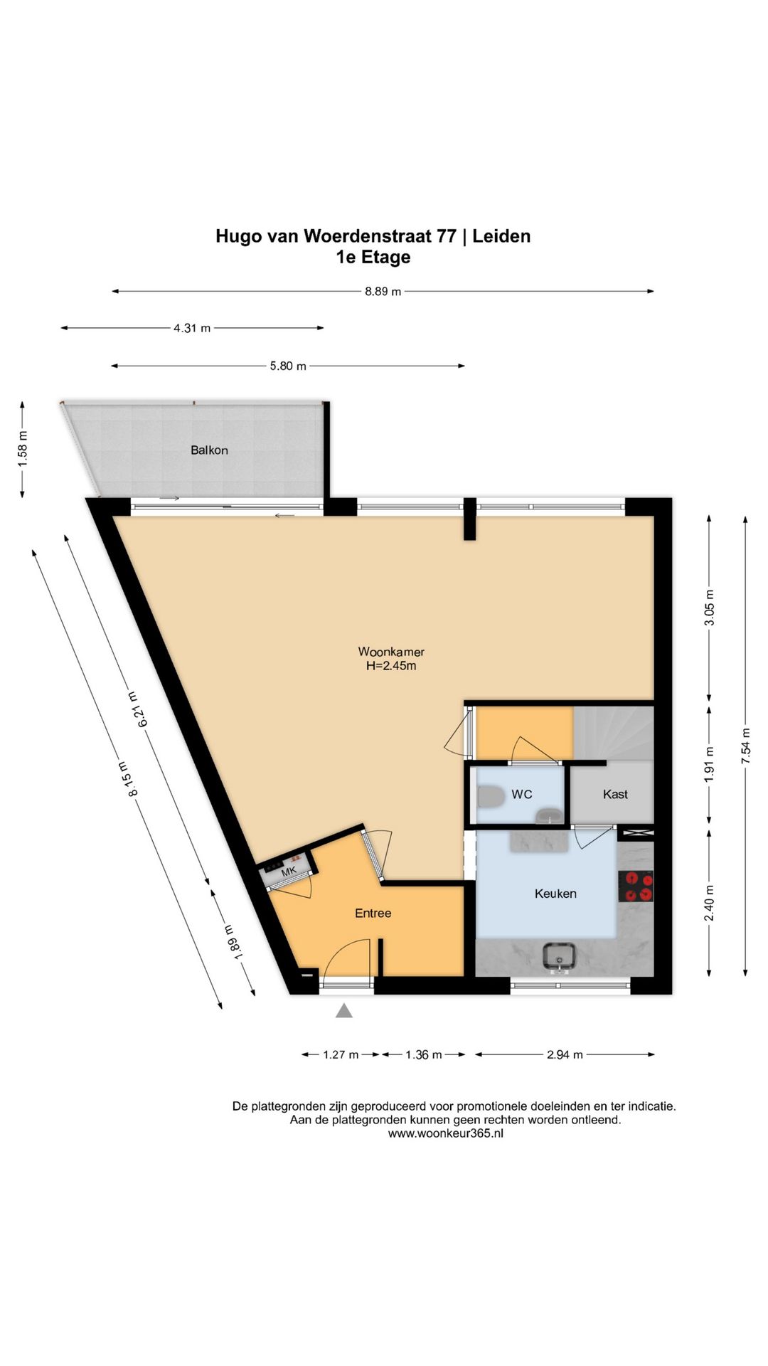 Foto 53 van Hugo van Woerdenstraat 77