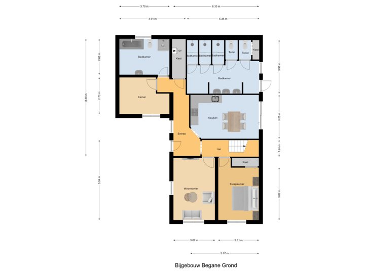 Bijgebouw Begane Grond