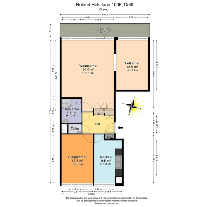 Photo 31 of Roland Holstlaan 1006