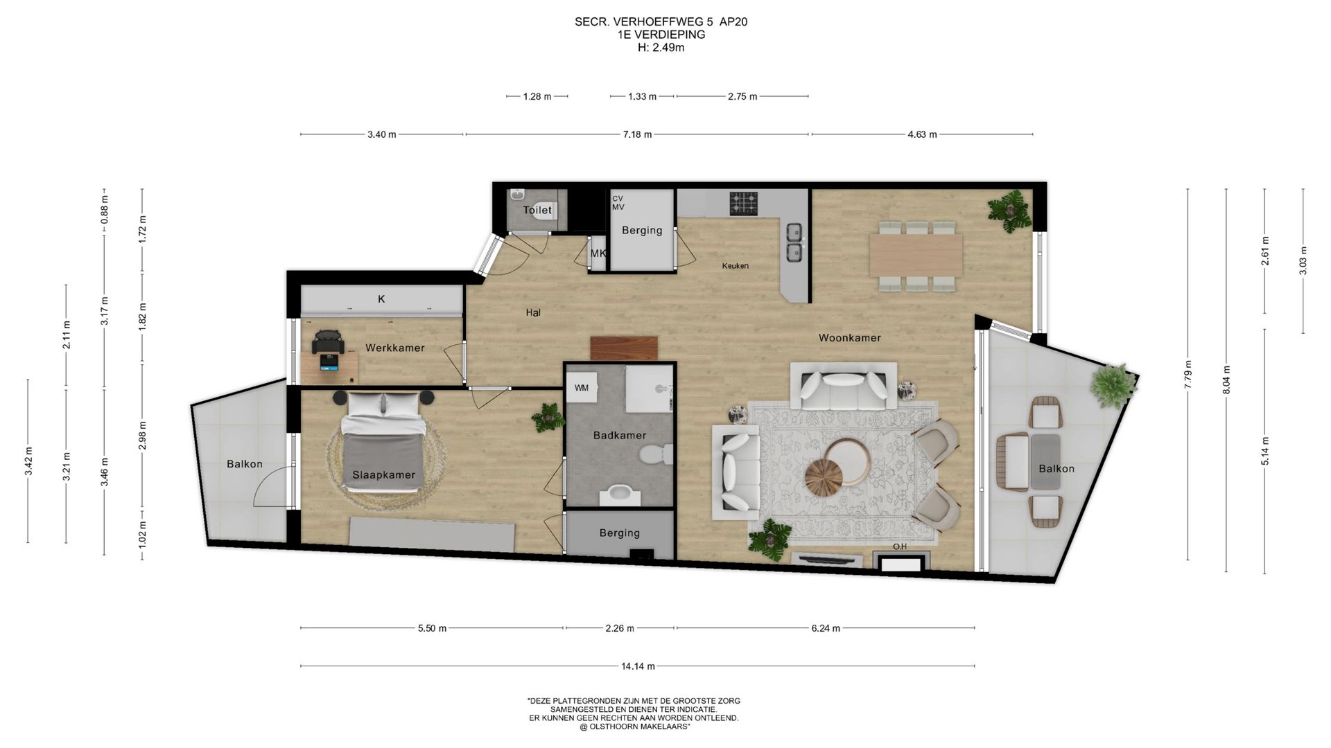Foto 33 van Secretaris Verhoeffweg 5-AP20