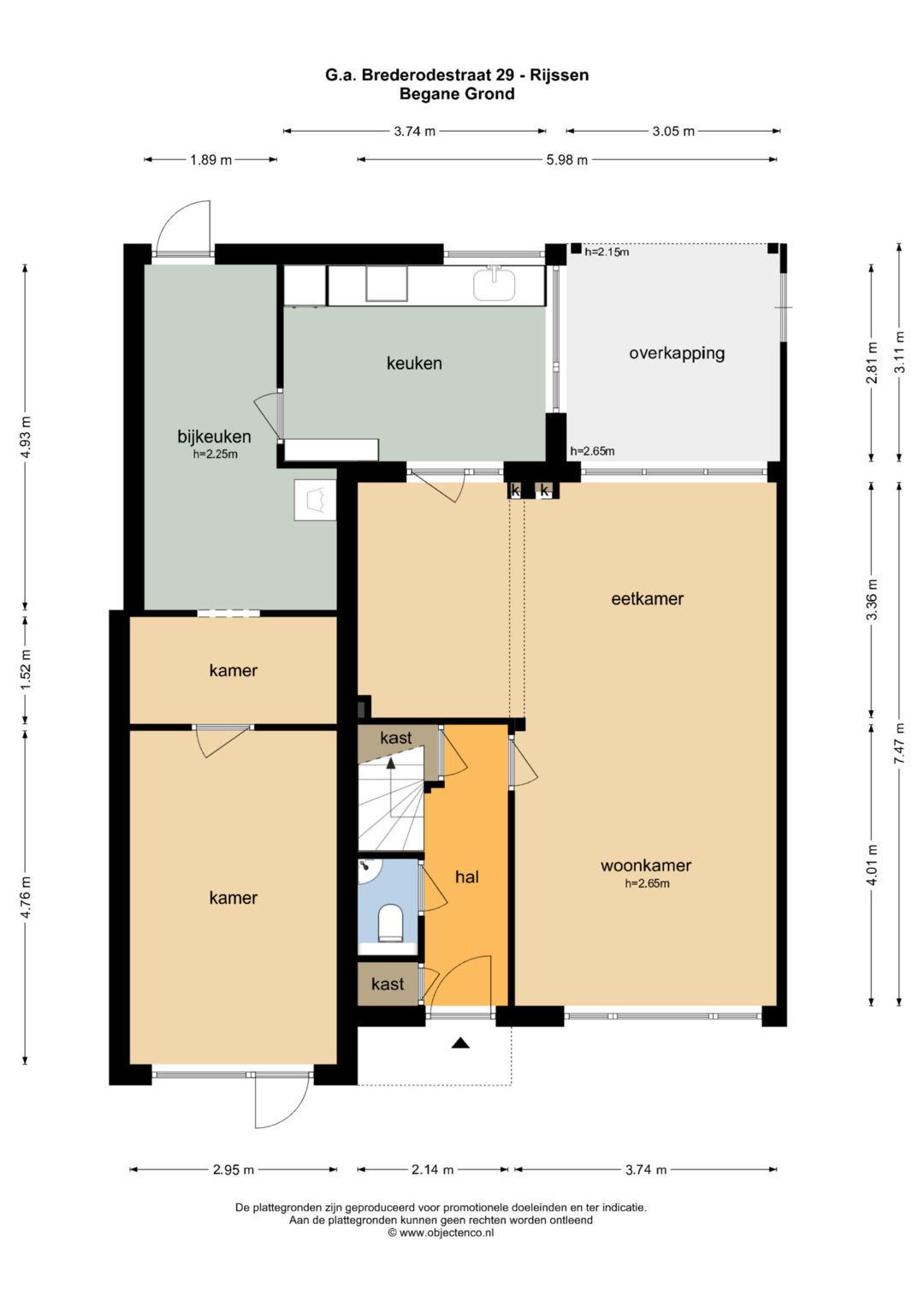 Foto 47 van Gerbrand Adriaanszoon Brederodestraat 29