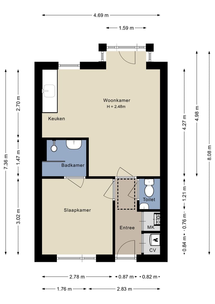 Foto 26 van Crocusstraat 6-B