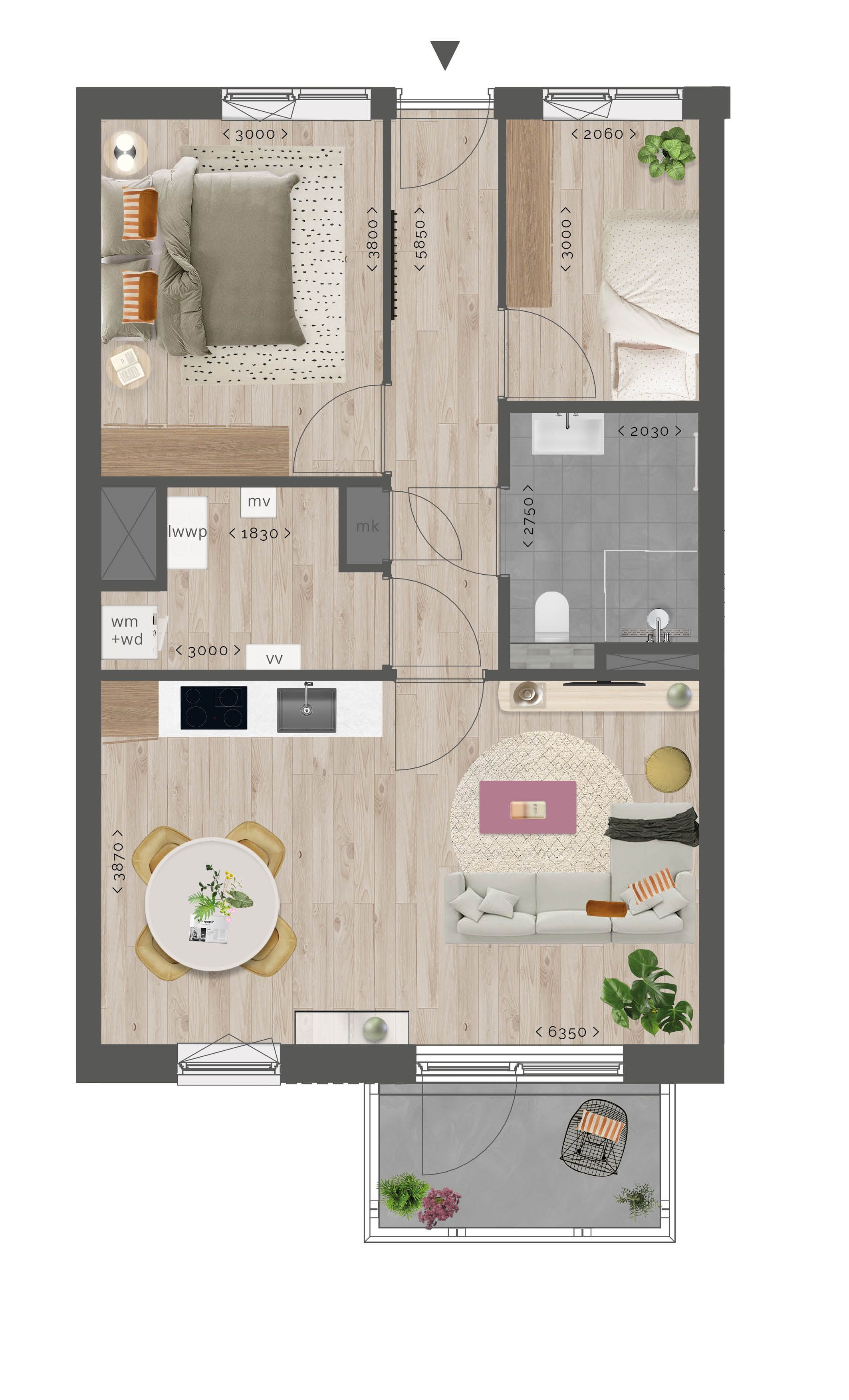 Foto 3 van A - App (Bouwnr. 119)