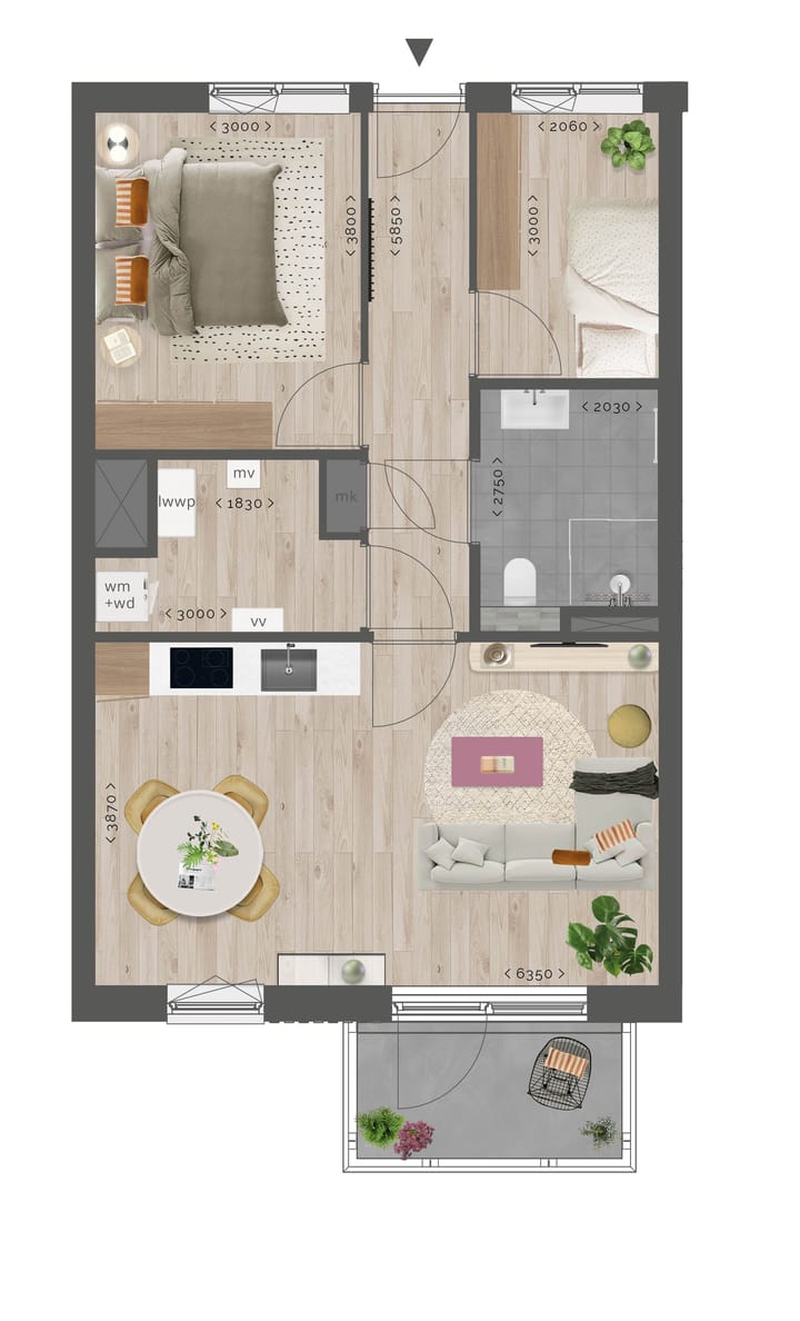 Foto 3 van A - App (Bouwnr. 119)