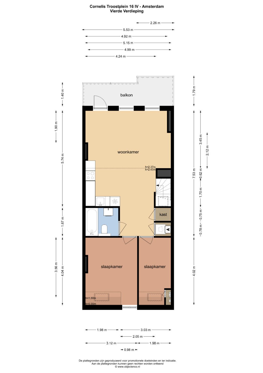 Foto 21 van Cornelis Troostplein 16-4