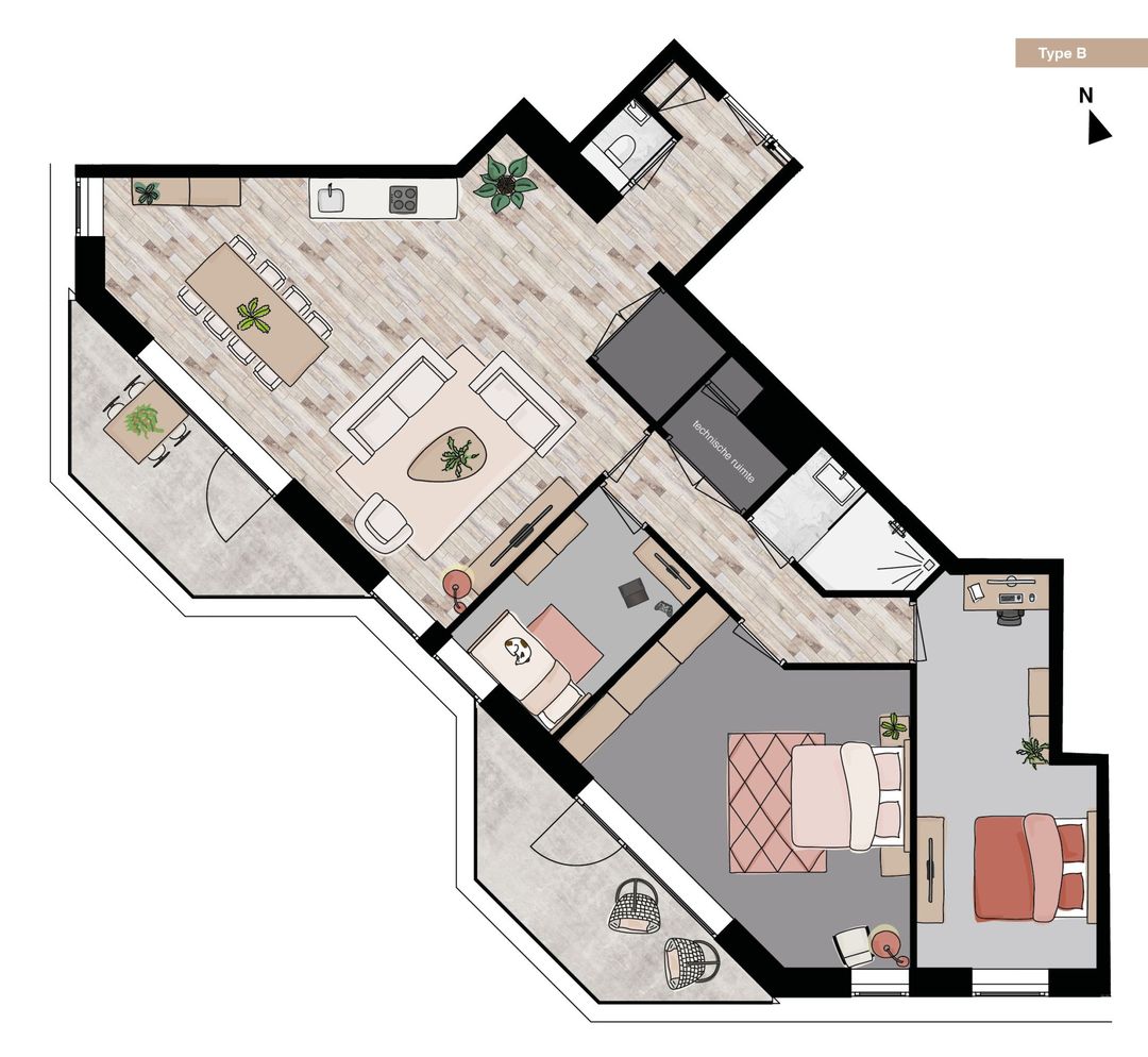 Foto 37 van Top-appartement (Bouwnr. 88)