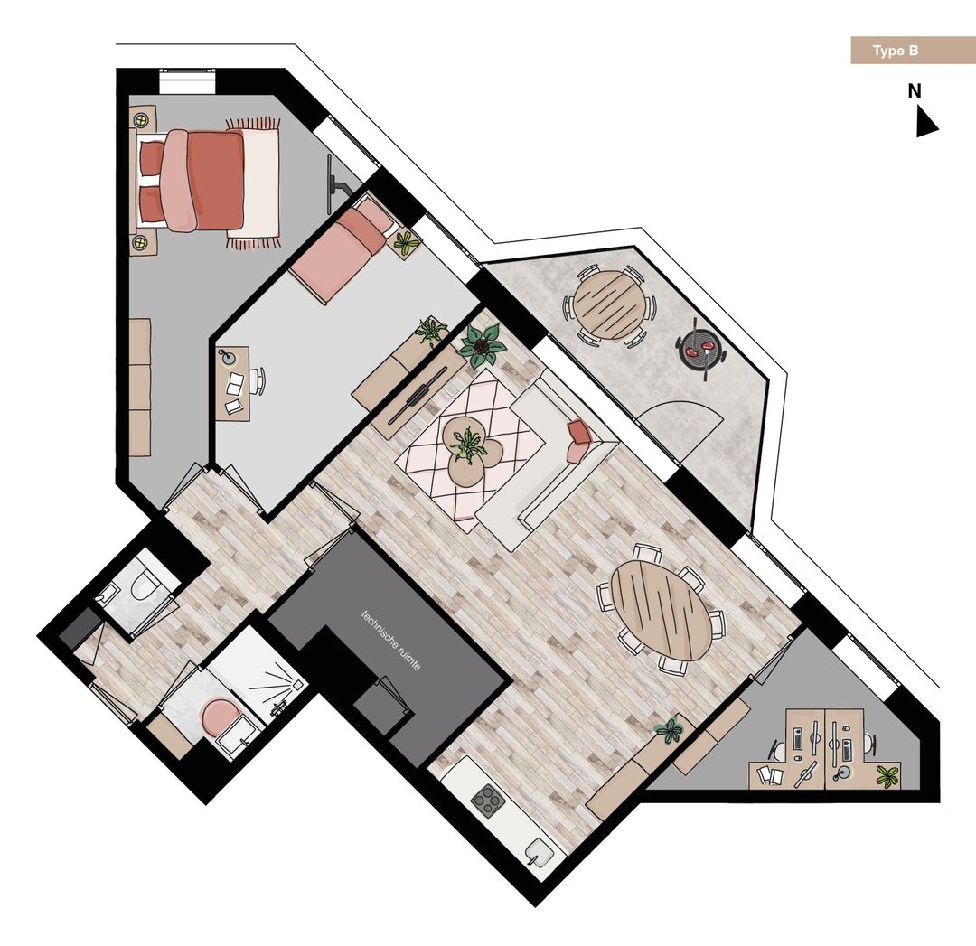 Foto 13 van Top-appartement (Bouwnr. 86)