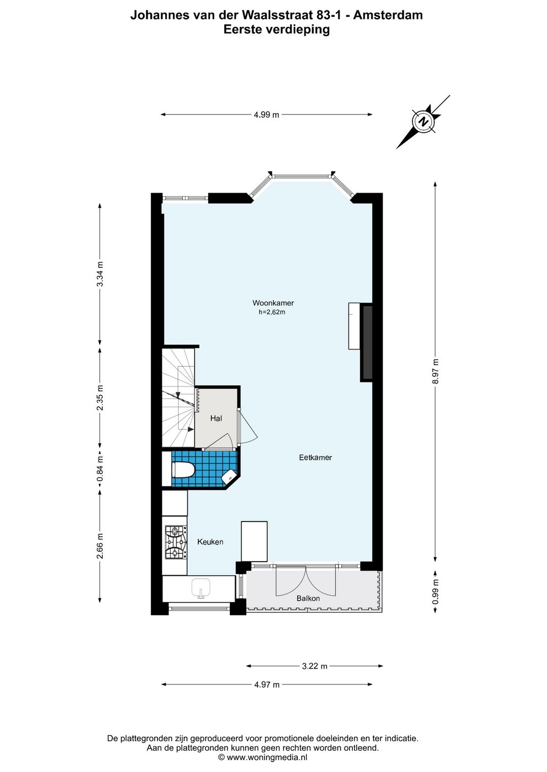 Foto 28 van Johannes van der Waalsstraat 83-1