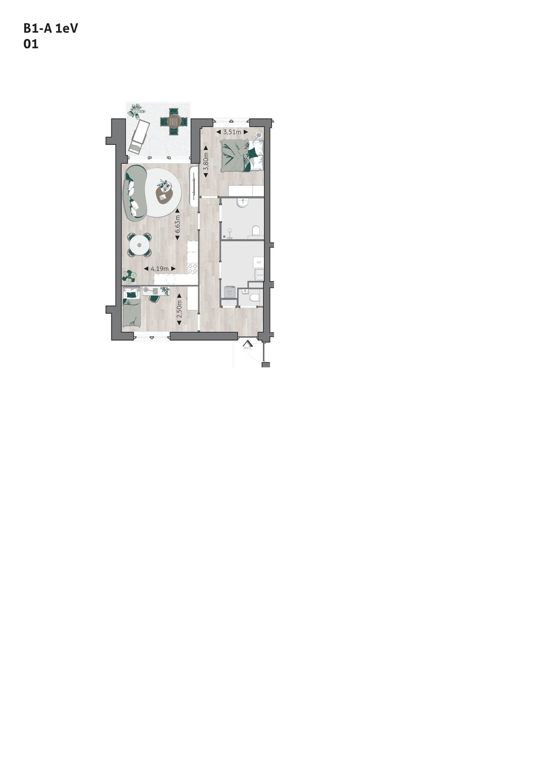 Foto 2 van Type A (Bouwnr. 1)