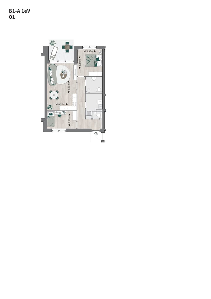 Foto 2 van Type A (Bouwnr. 1)