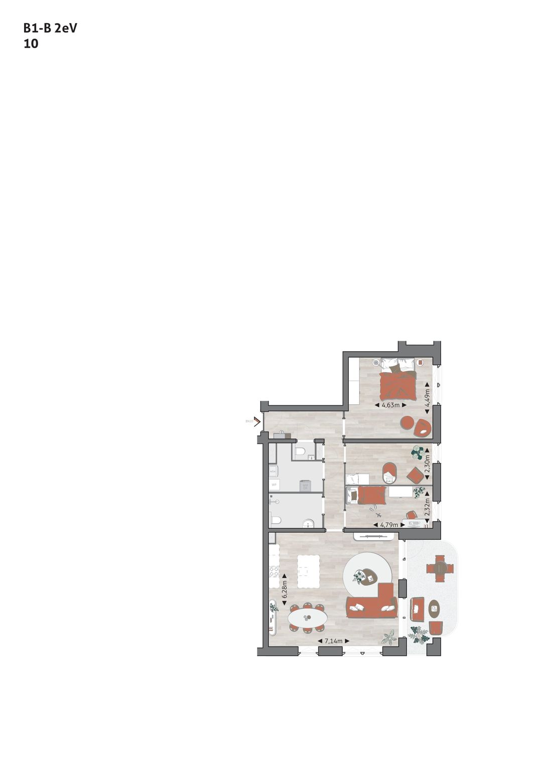 Foto 2 van Type F (Bouwnr. 10)