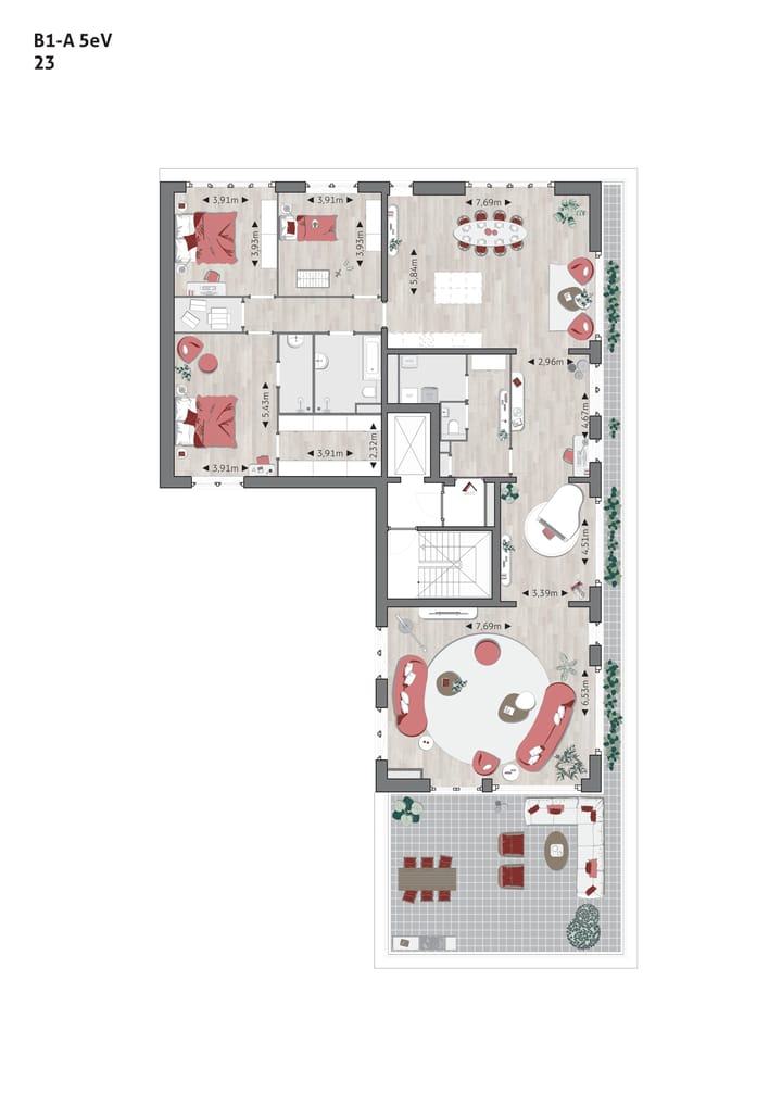 Foto 2 van Penthouse (Bouwnr. 23)