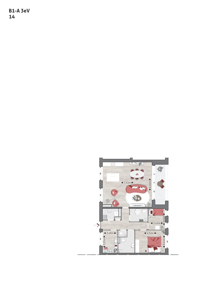 Foto 2 van Type C (Bouwnr. 14)