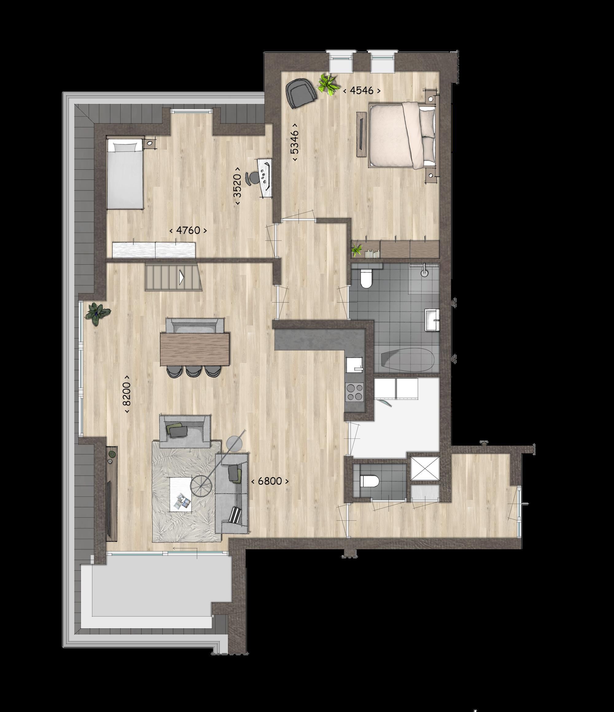 Foto 15 van Penthouse (Bouwnr. 7)