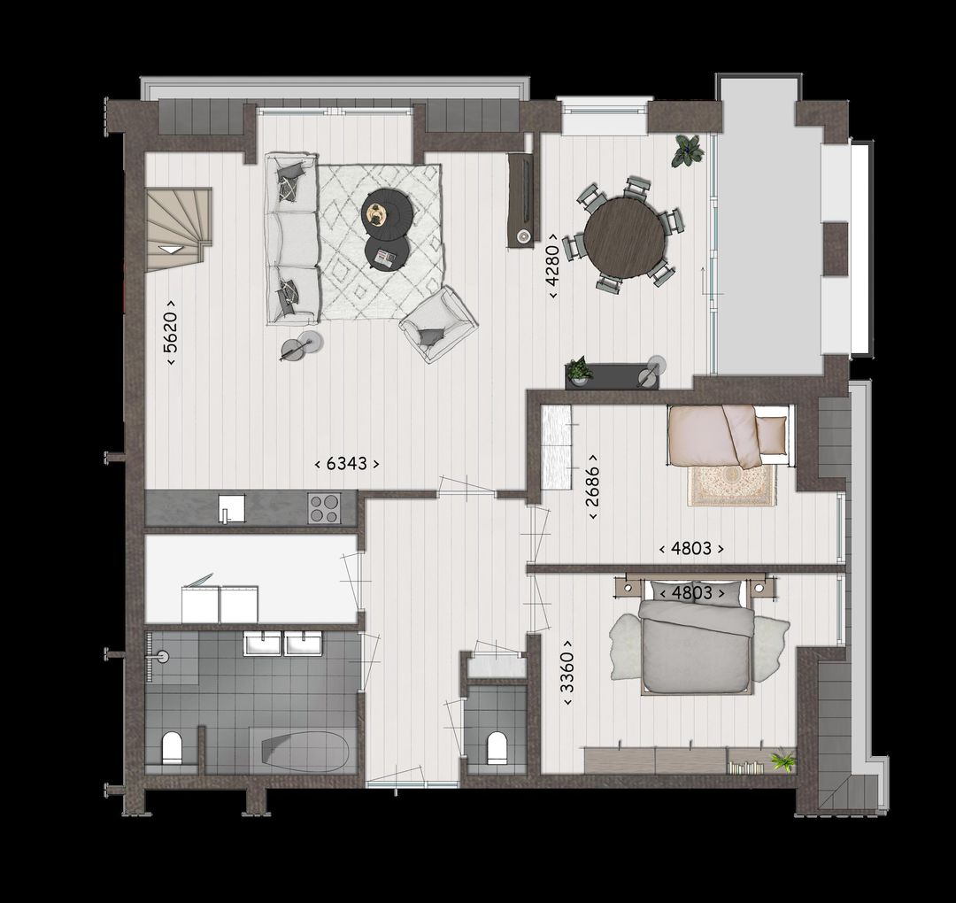 Foto 11 van Penthouse (Bouwnr. 8)