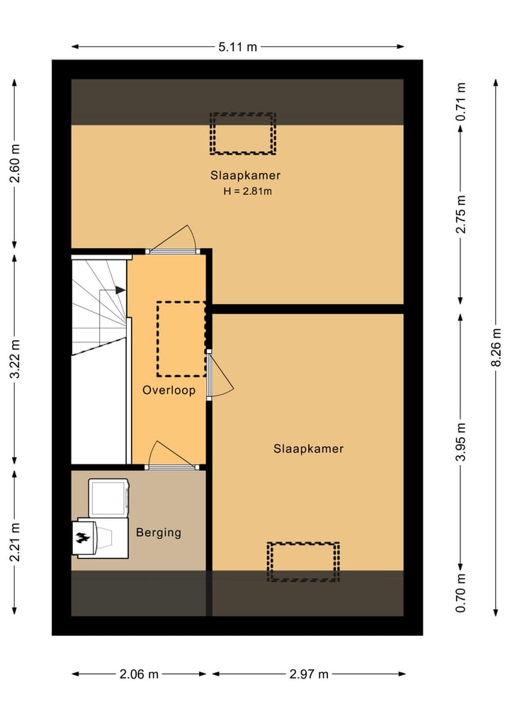 Foto 49 van Nassau Dwarsstraat 35