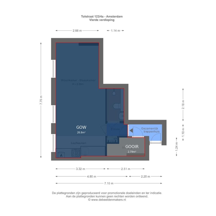 Foto 22 van Tolstraat 123-4A