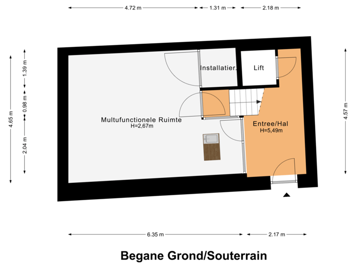 Begane Grond/Souterrain