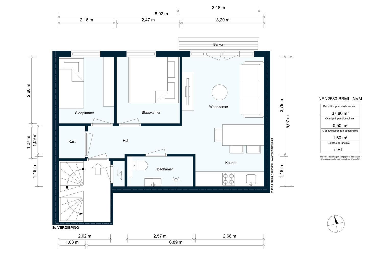 Foto 19 van Admiraal De Ruijterweg 57-3B