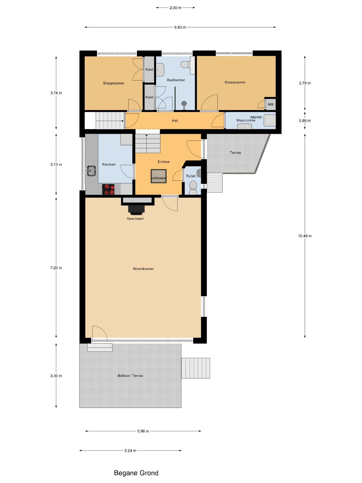 Foto 50 van Maasstraat 33-A