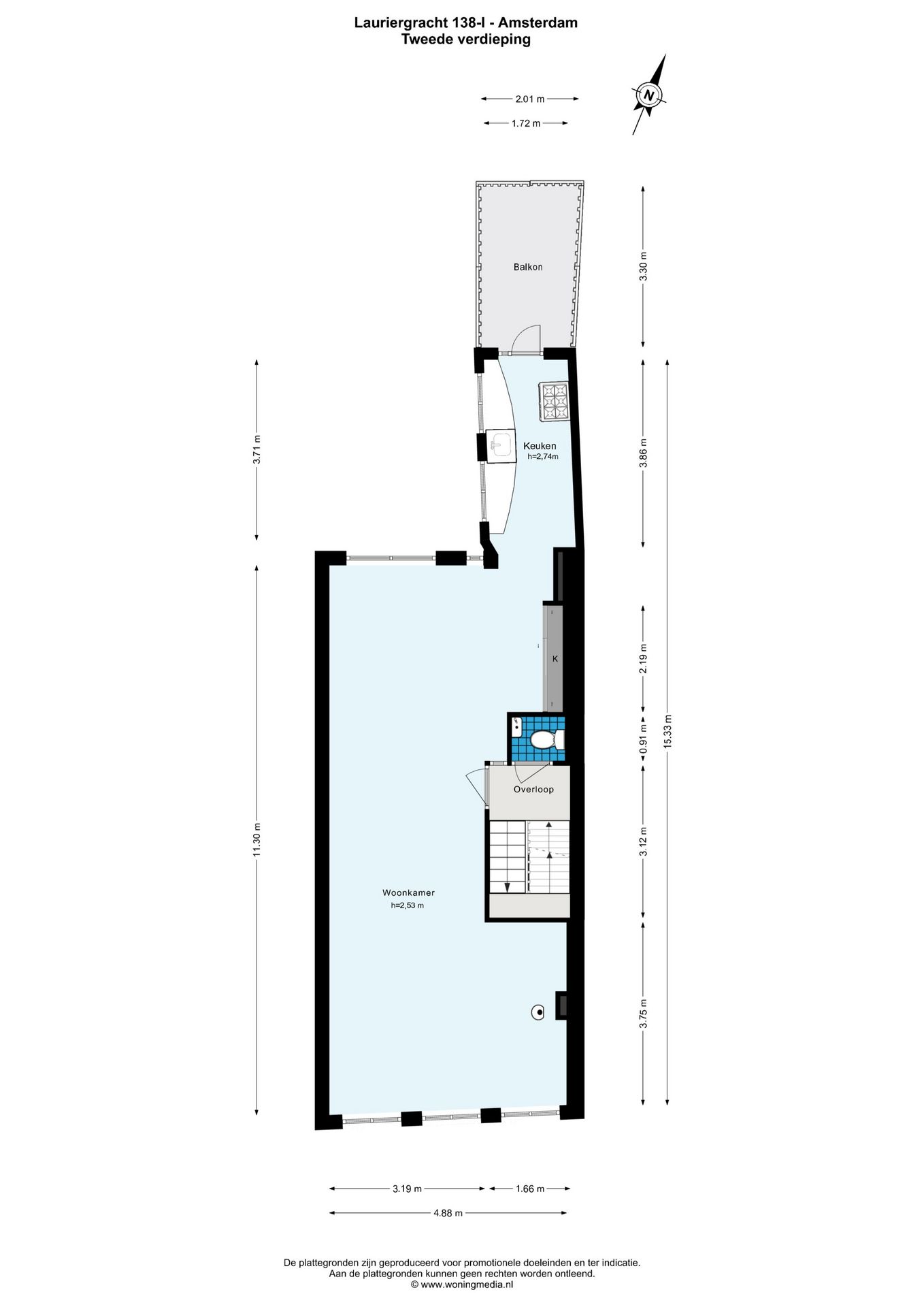 Foto 36 van Lauriergracht 138-1