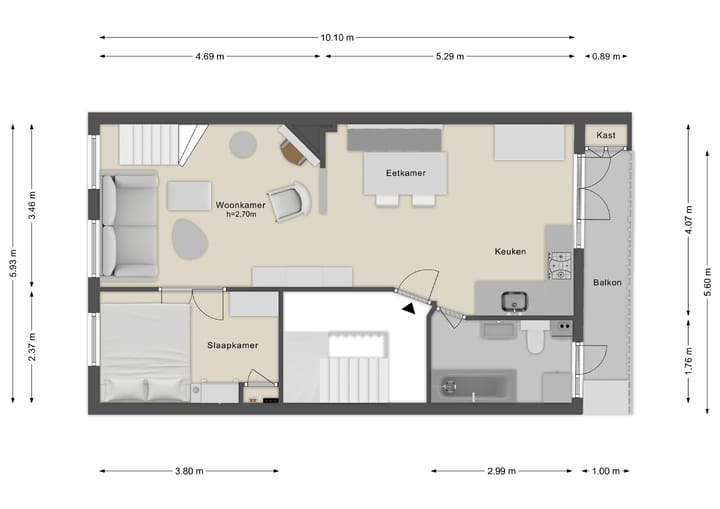 Foto 48 van Kijkduinstraat 63-3